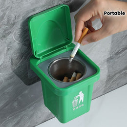 Portable Ashtray with Lid – Funny Design Indoor & Outdoor
