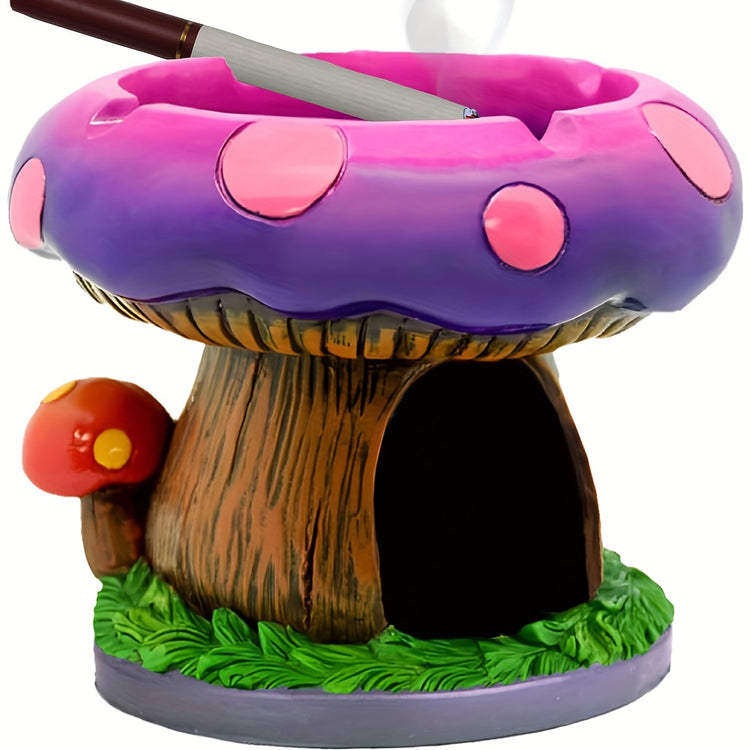 Mushroom Ashtray with Storage – Creative Desktop Decor