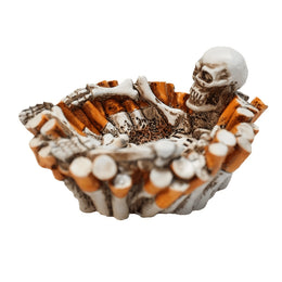 Gothic Skeleton Ashtray – Creative Desktop Decor
