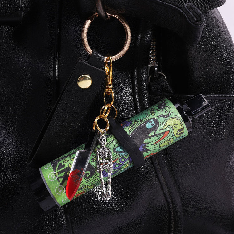 PU Vape Keychain Holder – Creative Leather Lighter Case