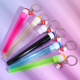 O-Ring Cone Storage Tube Keychain – Pre-Roll Holder