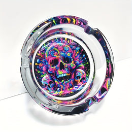 Graffiti Skull Ashtray – Creative Decorative Ash Tray
