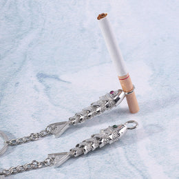 Cigarette Holder Keychain