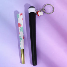 O-Ring Cone Storage Tube Keychain – Pre-Roll Holder