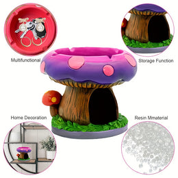 Mushroom Ashtray with Storage – Creative Desktop Decor