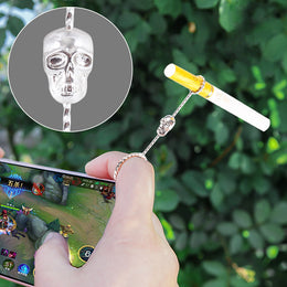 Skull Cigarette Holder Ring – Hands-Free Smoking Accessory