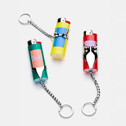 Creative Bikini & Bra Style Lighter Holder Keychain for BIC J6