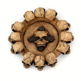 Gothic Skeleton Ashtray – Creative Resin Decor