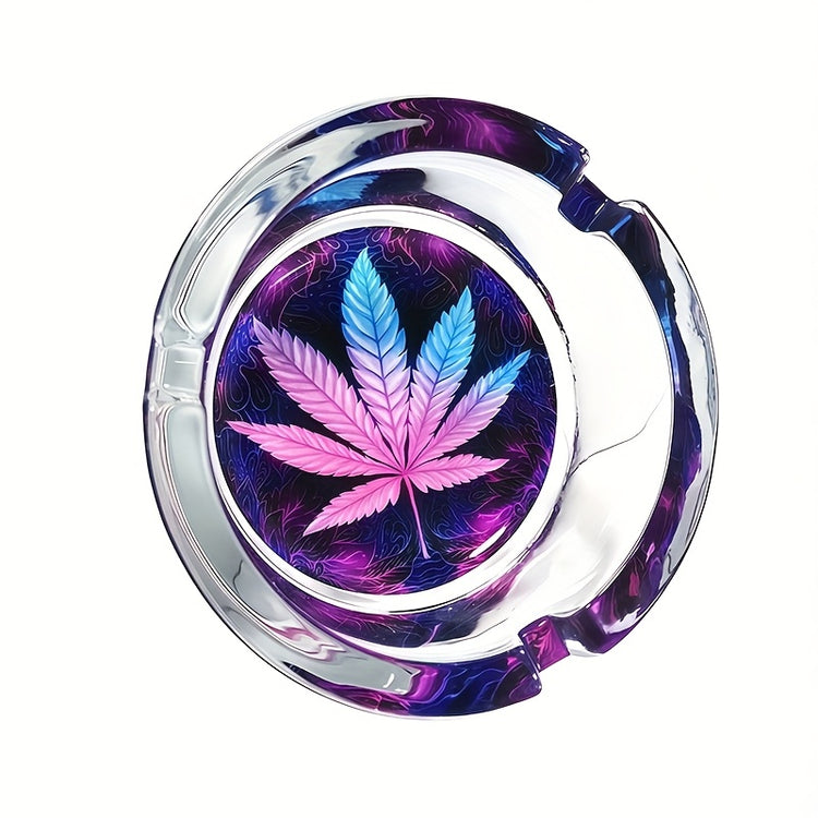 Pink Leaf Ashtray – Stylish Desktop Decor