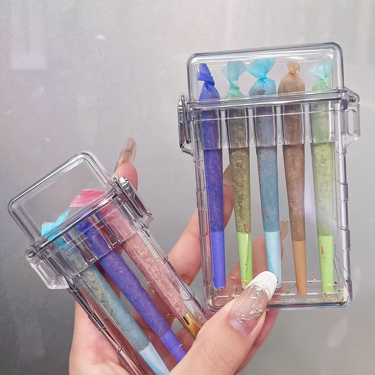 Acrylic Storage Case with Flip Lid – Portable Protective Box