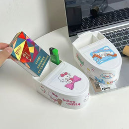 Cute Wall Ashtray with Lid – Anti-Flying Ash Bathroom & Home Use
