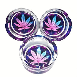 Pink Leaf Ashtray – Stylish Desktop Decor