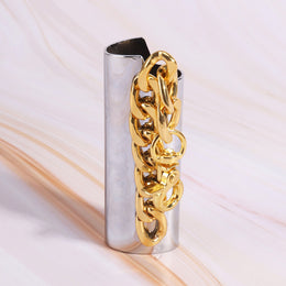 Creative Chain Lighter Case – Protective Shell with Keychain Design