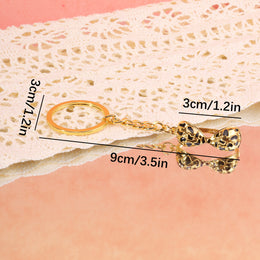 Leopard Print Bra Style Lighter Holder Keychain for BIC J6