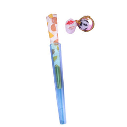 Pom Pom Cone Storage Tube Keychain – Pre-Roll Holder with O-Ring