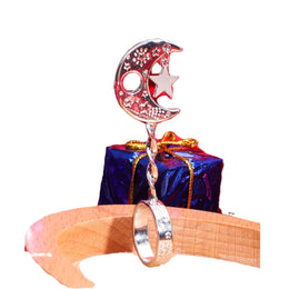 Star & Moon Cigarette Holder Ring