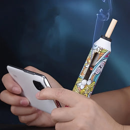 Portable Car Ashtray – Heat-Resistant, Compact & One-Hand Use