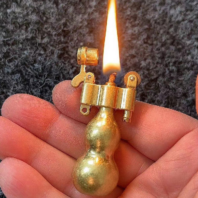 Mini Gourd Lighter – Kerosene Flint Portable