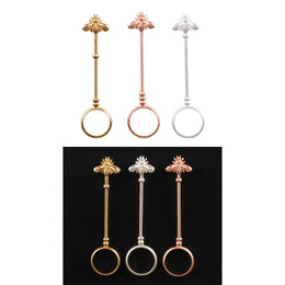 CIGARETTE HOLDER RING METAL BEE