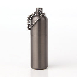 Mini Lighter Keychain – Plated Metal Flint (EDC)