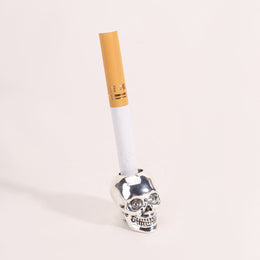 Mini Skull Metal Cigarette Extinguisher – Portable Ashtray Accessory