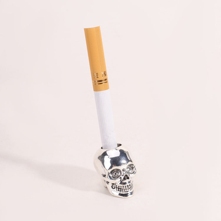 Mini Skull Metal Cigarette Extinguisher – Portable Ashtray Accessory