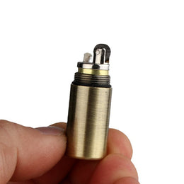 Mini Keychain Lighter – Windproof Kerosene Metal