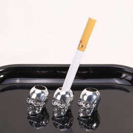 Mini Skull Metal Cigarette Extinguisher – Portable Ashtray Accessory