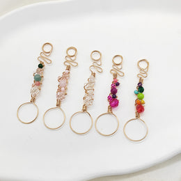 Crystal Bead Cigarette Holder Ring