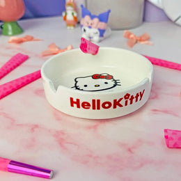 50pcs Gomba Ashtray Pink Ceramic Rolling Tray
