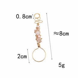 Crystal Bead Cigarette Holder Ring