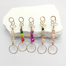 Crystal Bead Cigarette Holder Ring