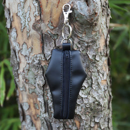 Stylish PU Leather Keychain Pouch – Lighter & Car Key Holder