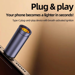 USB-C Portable Arc Lighter – Rechargeable, Flameless, Keychain Design