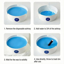 Smokeless Ashtray Sand 25pcs – Air Freshener Gel
