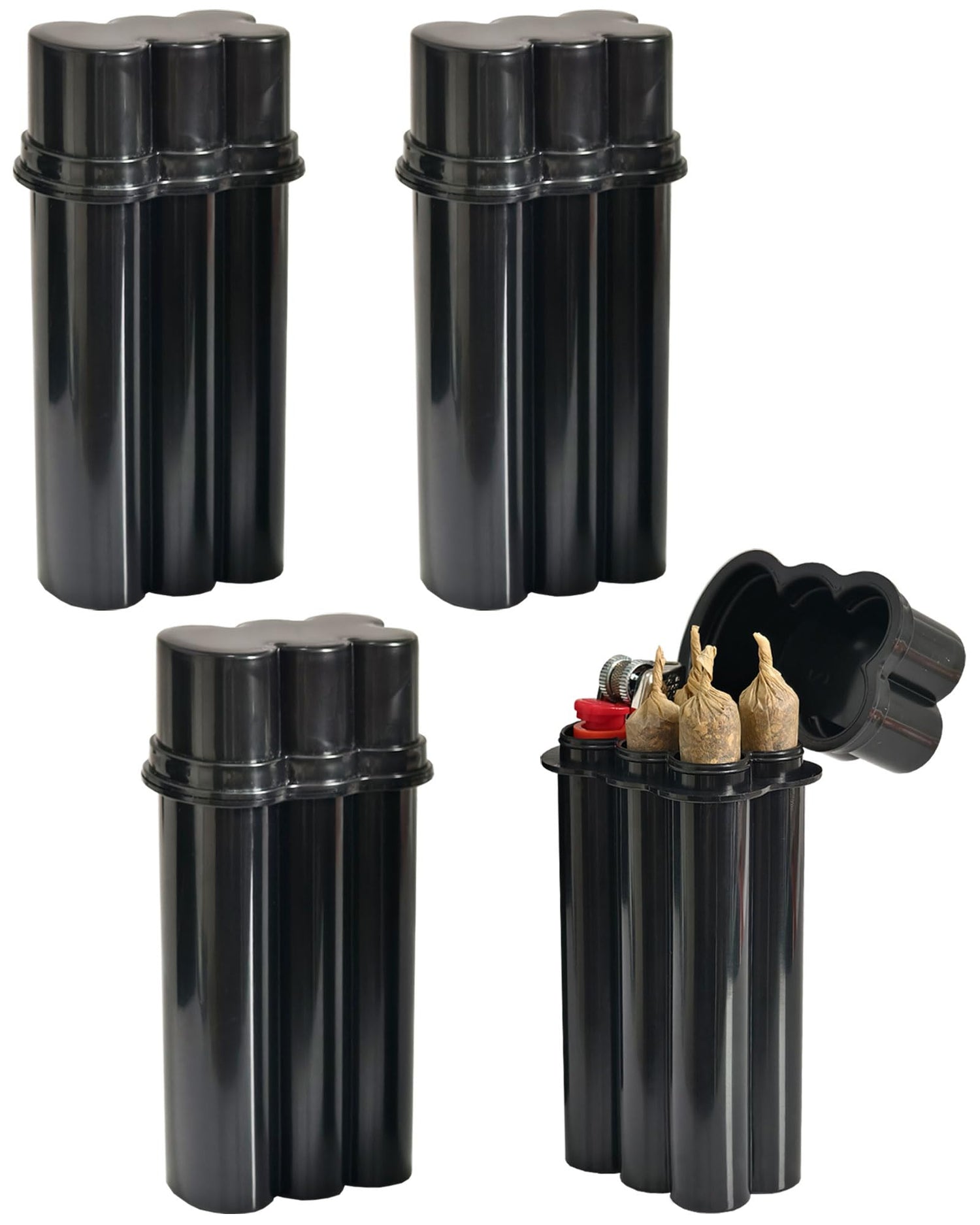 4-Slot Portable Storage Case – Compact Protective Holder for Travel