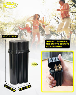 4-Slot Portable Storage Case – Compact Protective Holder for Travel