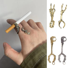 Cigarette Holder Ring – Hands-Free Smoking Accessory