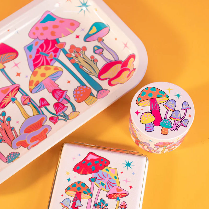 Colorful Musheroom Rolling Tray