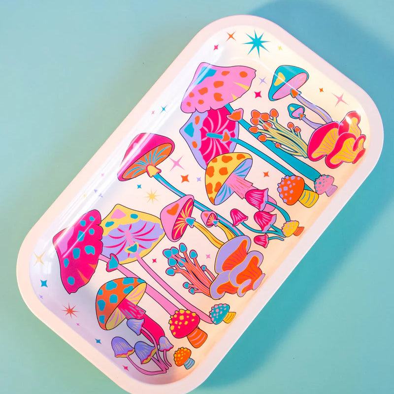 Colorful Musheroom Rolling Tray