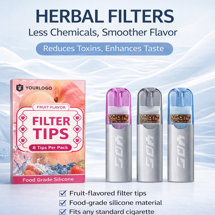 Fruit Herbal Filter Tips | Disposable Cigarette Filters, Mixed Sizes