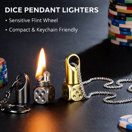 Dice Lighter – Glow in the Dark Mini Kerosene