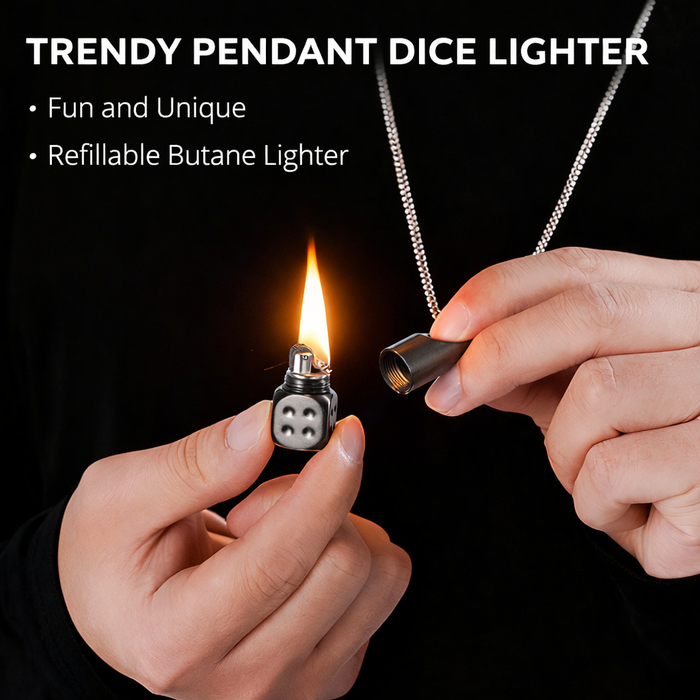 Dice Lighter – Glow in the Dark Mini Kerosene