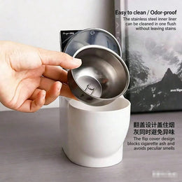 Mini Toilet Wall Ashtray – Odor-Proof Windproof Ash Tray