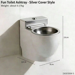Mini Toilet Wall Ashtray – Odor-Proof Windproof Ash Tray