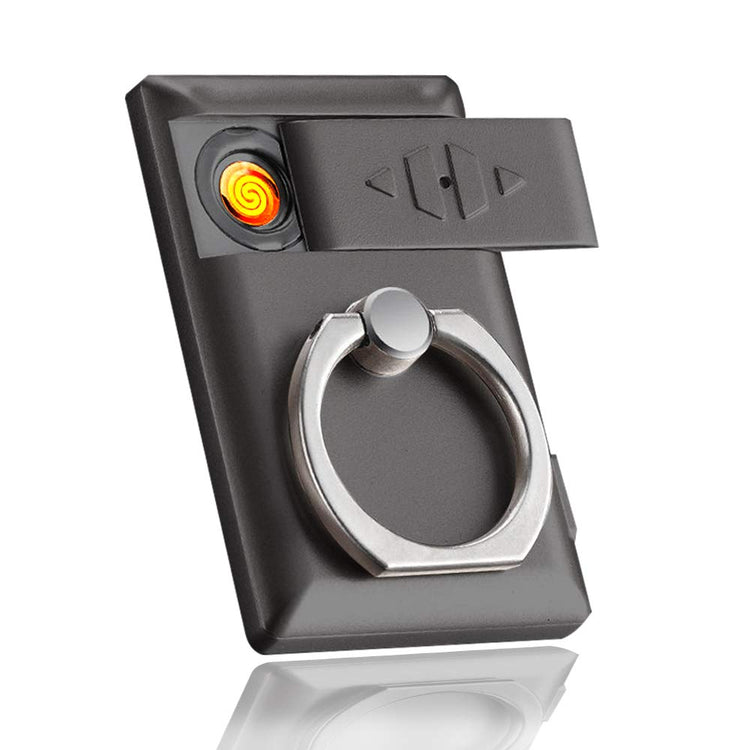 Light & Hold – Stylish Rechargeable Lighter with Phone Stand