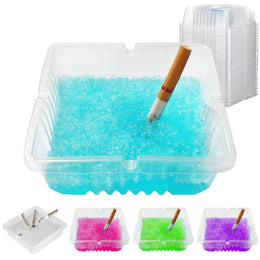 Disposable Ashtray with Sand Deodorizer – Odor-Control Smoking Accessory