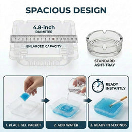 Disposable Smokeless Ashtray Kit – Odor Control, Clean & Convenient