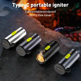 USB-C Mini Electric Lighter – Plug & Blow, No Battery Needed