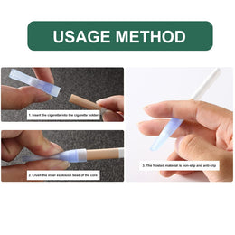 Silicone Cigarette Tips | Reusable Filter Holders, 8pcs